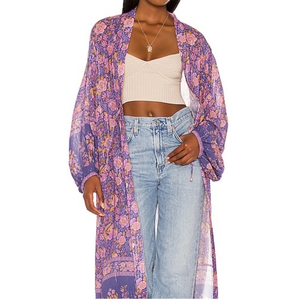 🆕 ✨ NWT SPELL X REVOLVE JUNIPER KIMONO ROBE 💜